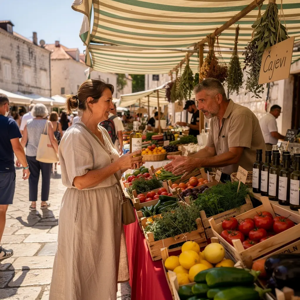 Prikaz zdravih sastojaka čaja s naglaskom na maslinove listove i limun.