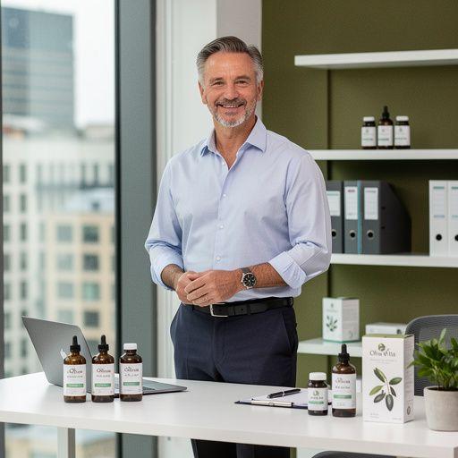 Zeleni čaj od maslinovog lista s mirisnim začinima u sunčanom ambijentu