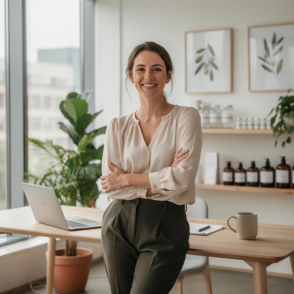 Maslina i listovi masline na pozadini dok se čaj lagano hladi u prozirnoj šalici